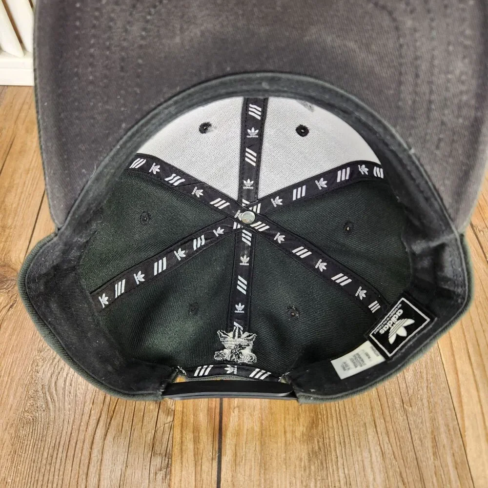 Adidas Originals Trefoil Snapback Hat Cap Black Flat Bill 2019 Streetwear Skater
